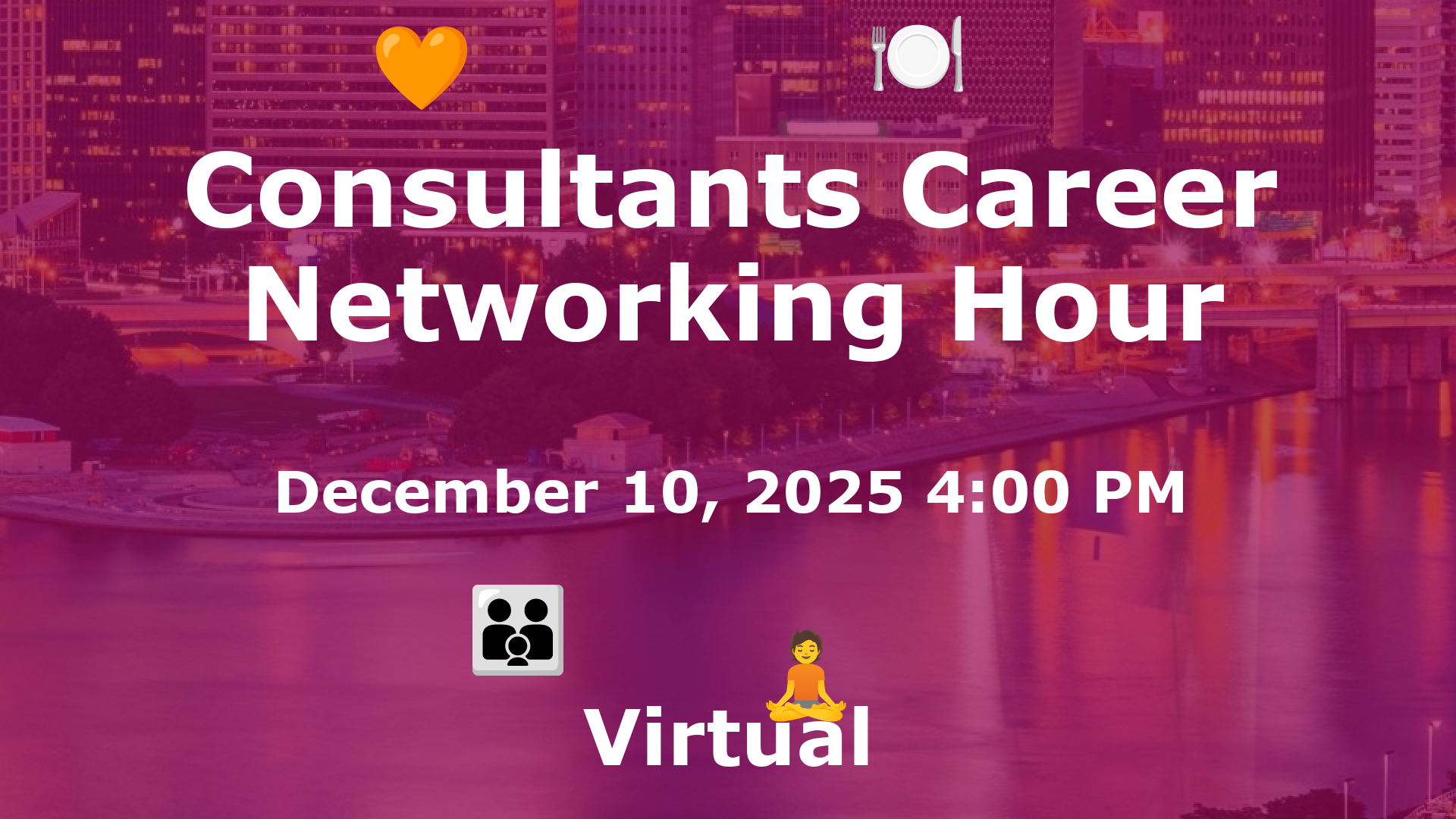 Consultants Career Networking Hour event image
